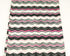 Pink Black Cream Chevron Light Weight Challis Woven Fabric 40 Inches in Length